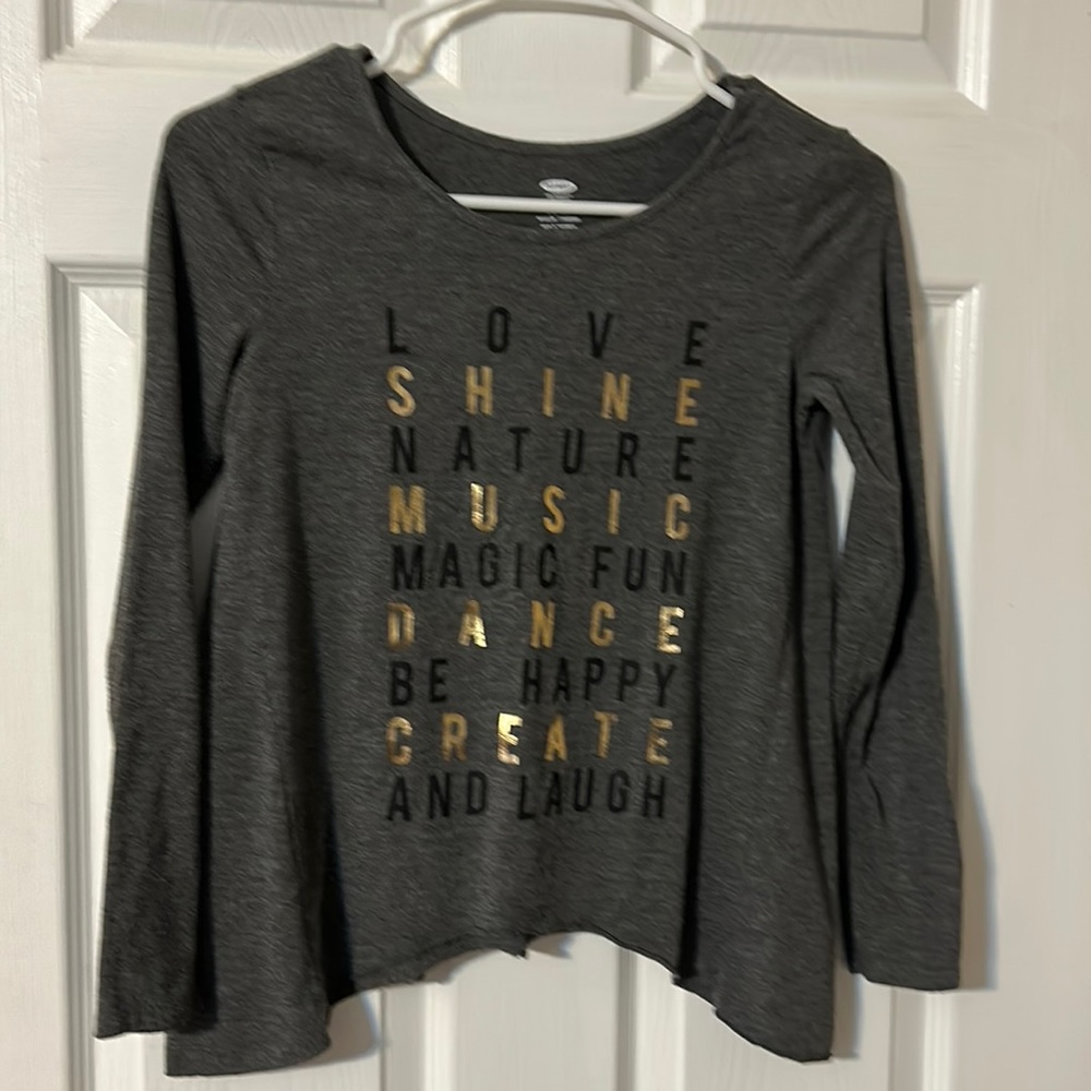Old Navy girls size lg. 10/12 long shirt